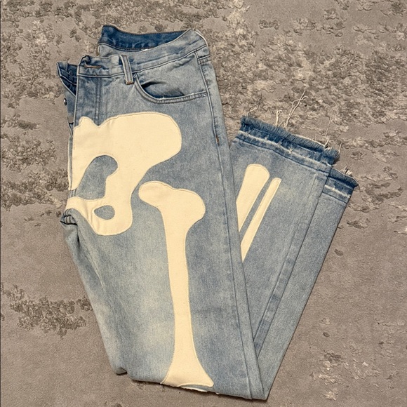 Men’s MNML Skeleton Jeans - Picture 2 of 8